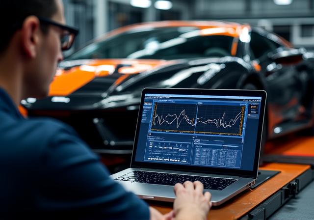 Professionele engine tuning en chiptuning software interface