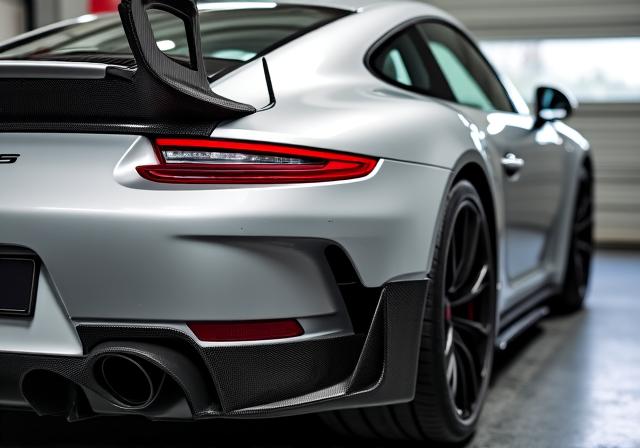 Porsche 911 met carbon aerokit